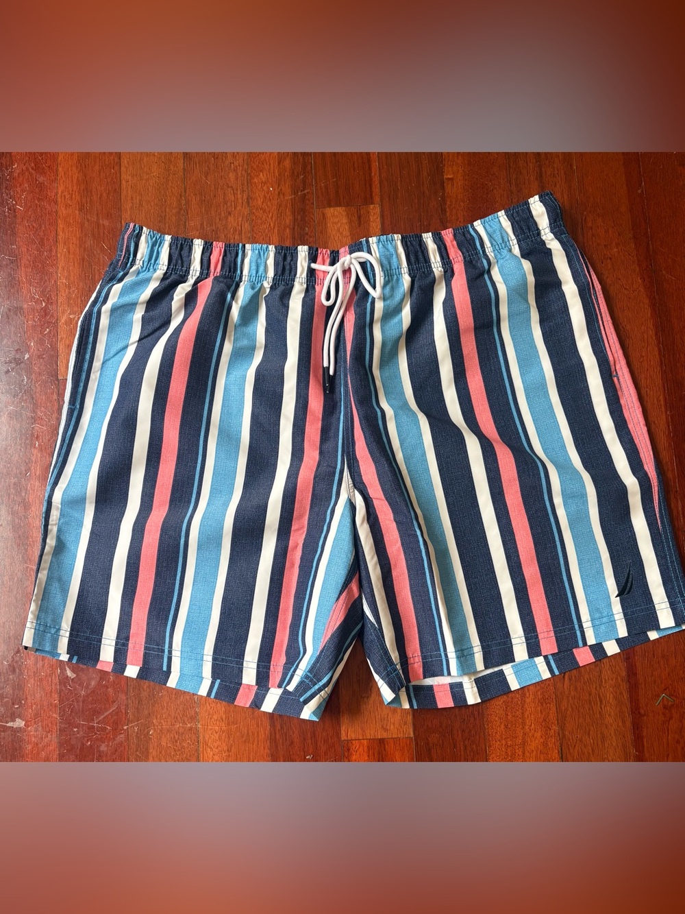 Nautica Men's Striped Swim Trunks